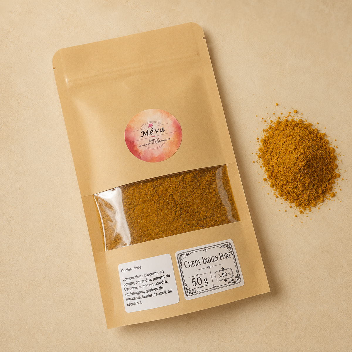 Curry Indien Fort - 50g – Sélection Méva