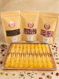 Coffret Découverte "Rituels d'Orient" (3 thés & infusions + Boîte de sucrettes au safran) – Sélectionné avec soin par Méva