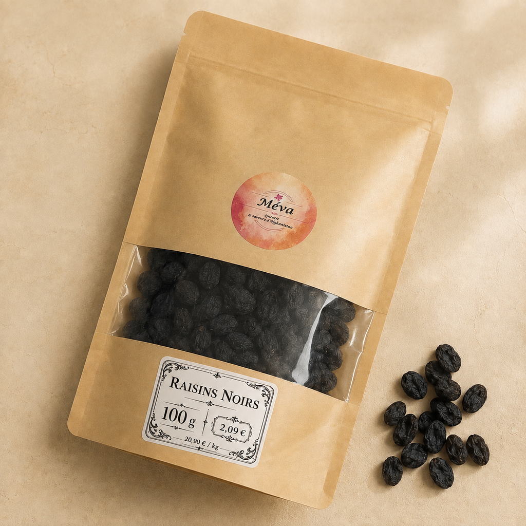 Raisins Secs Noirs (Qaisari) - 100g – Sélection Méva