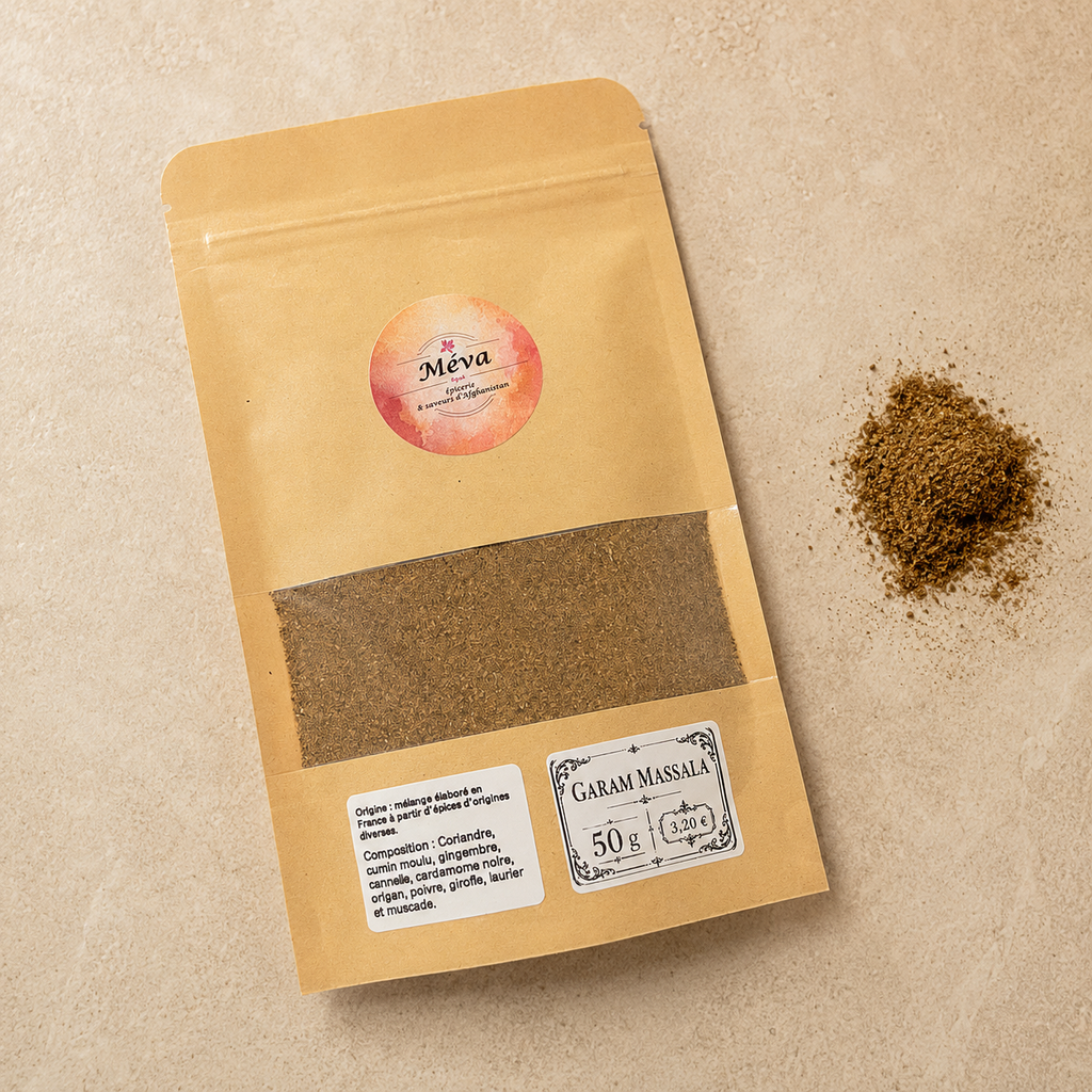 Coffret « Riz Afghan au Poulet » (Prêt à cuisiner) - 750g – Sélection Méva