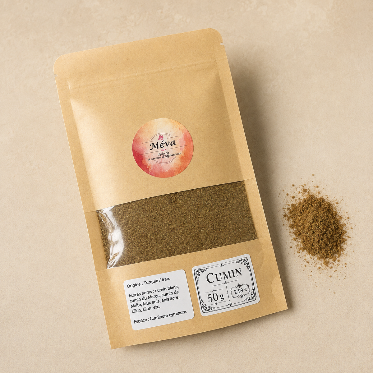 Cumin Moulu - 50g – Sélection Méva