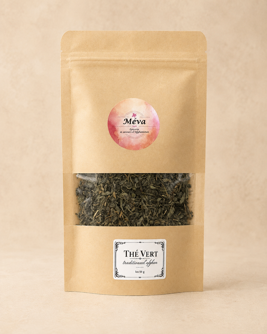Thé vert traditionnel afghan 50g – Sélectionné avec soin par Méva