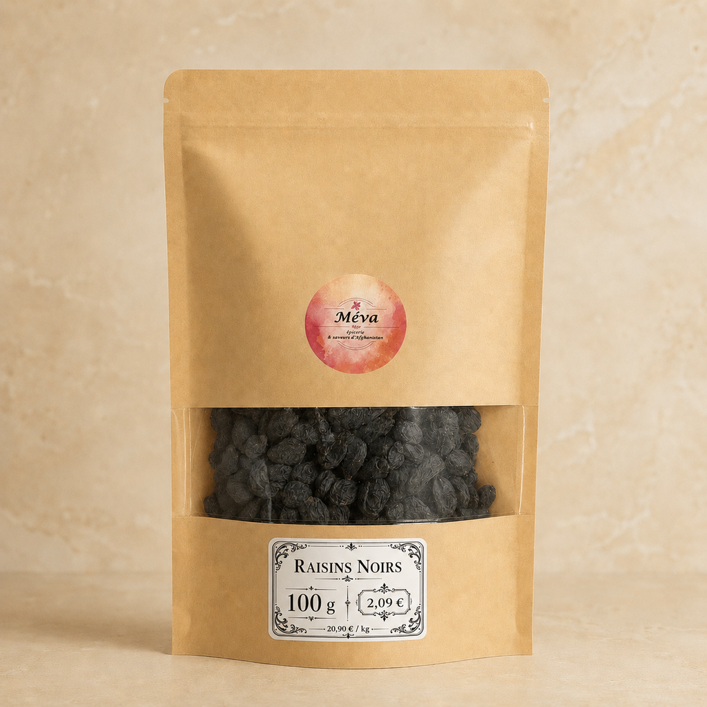 Raisins Secs Noirs (Qaisari) - 100g – Sélection Méva