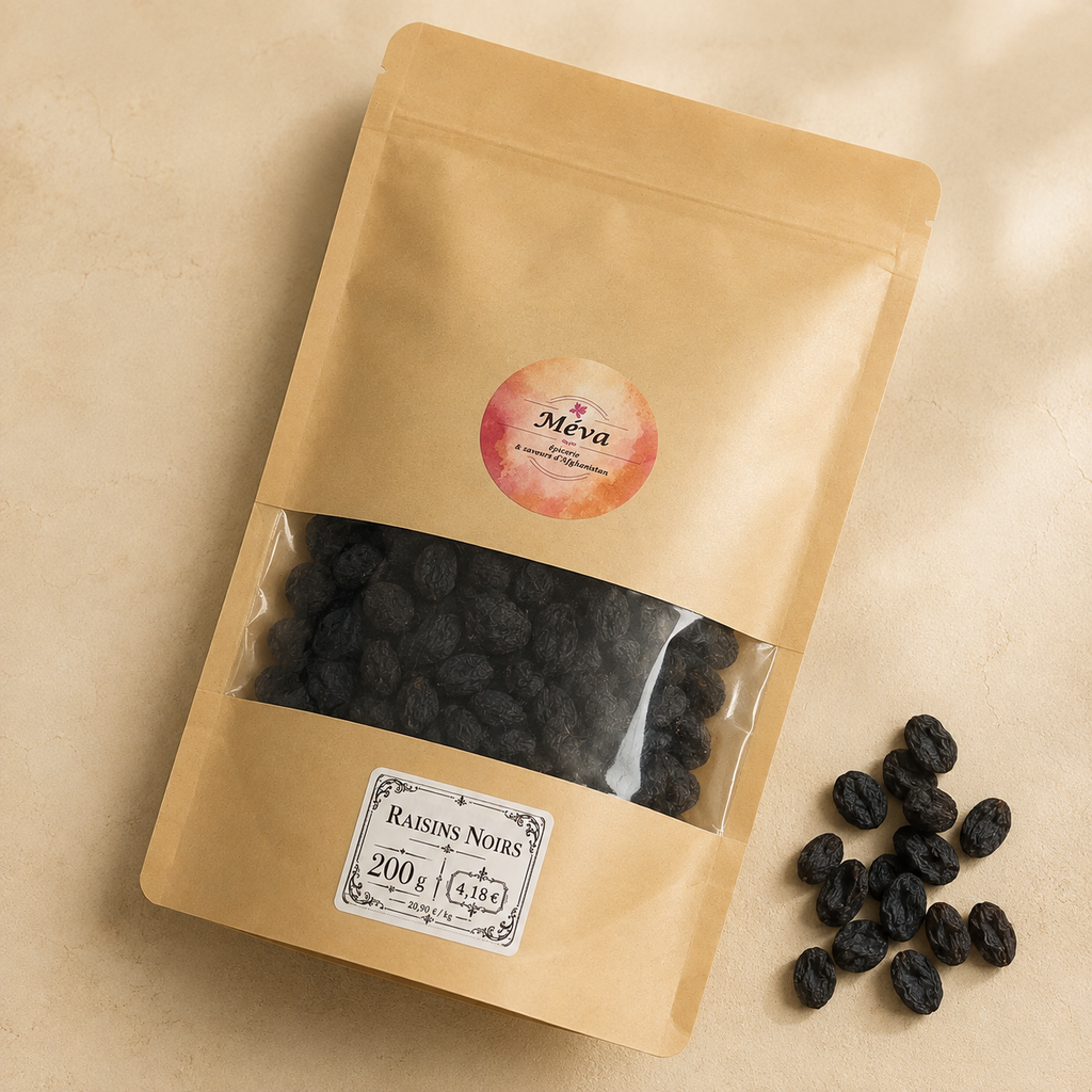 Raisins Secs Noirs (Qaisari) - 200g – Sélection Méva