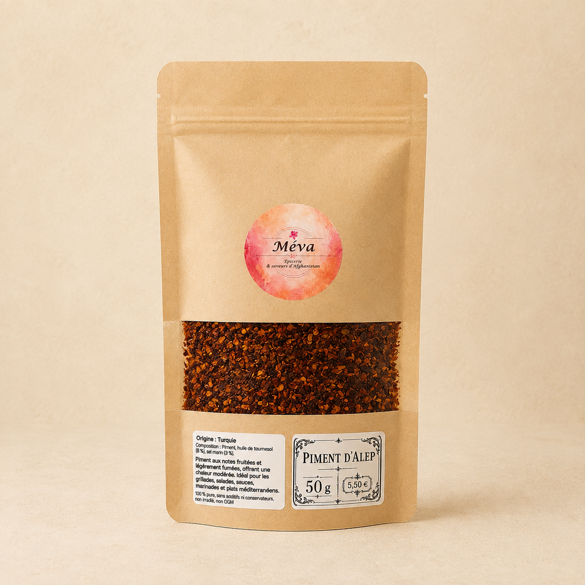 Piment d’Alep - 50g – Sélection Méva
