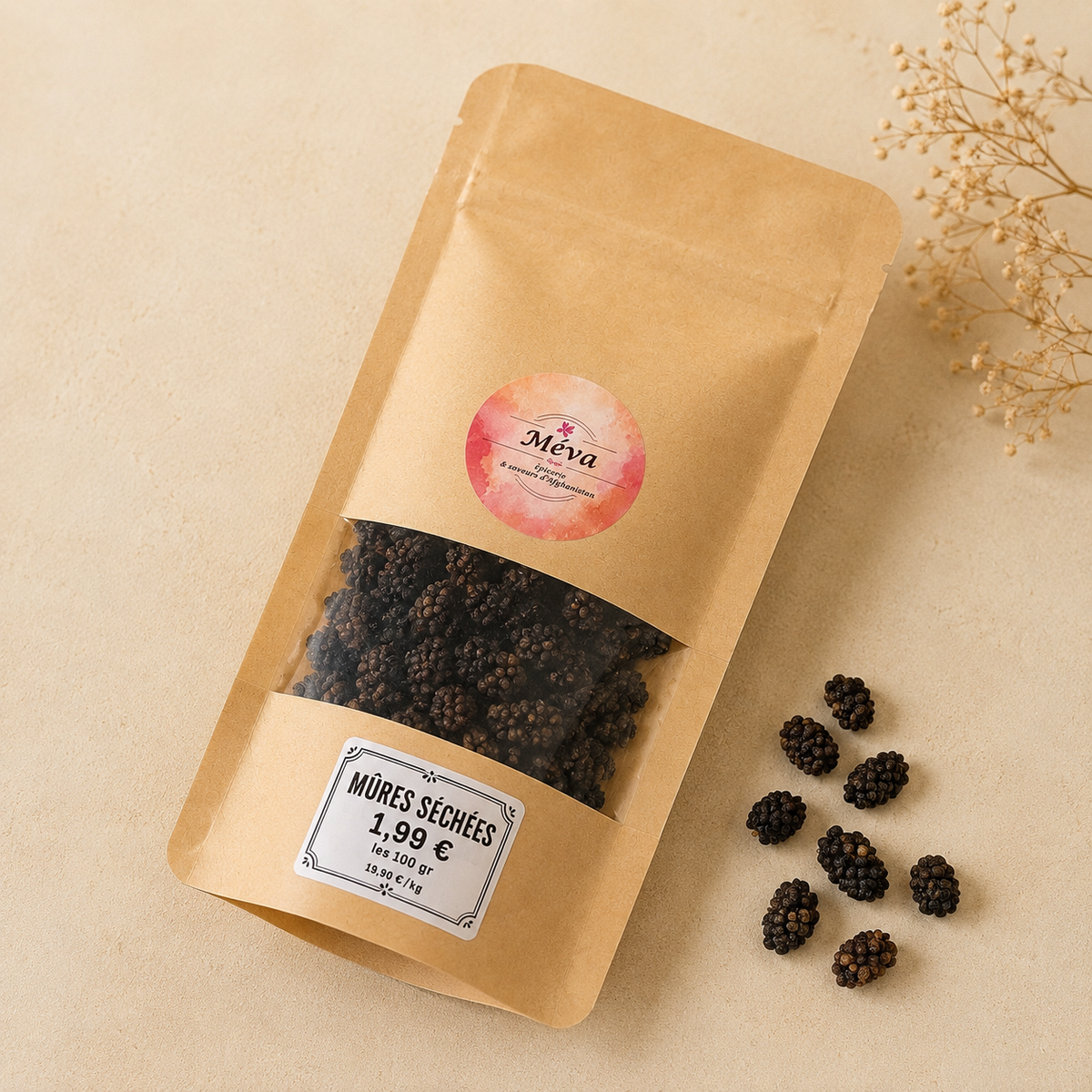 Mûres Séchées - 100g – Sélection Méva