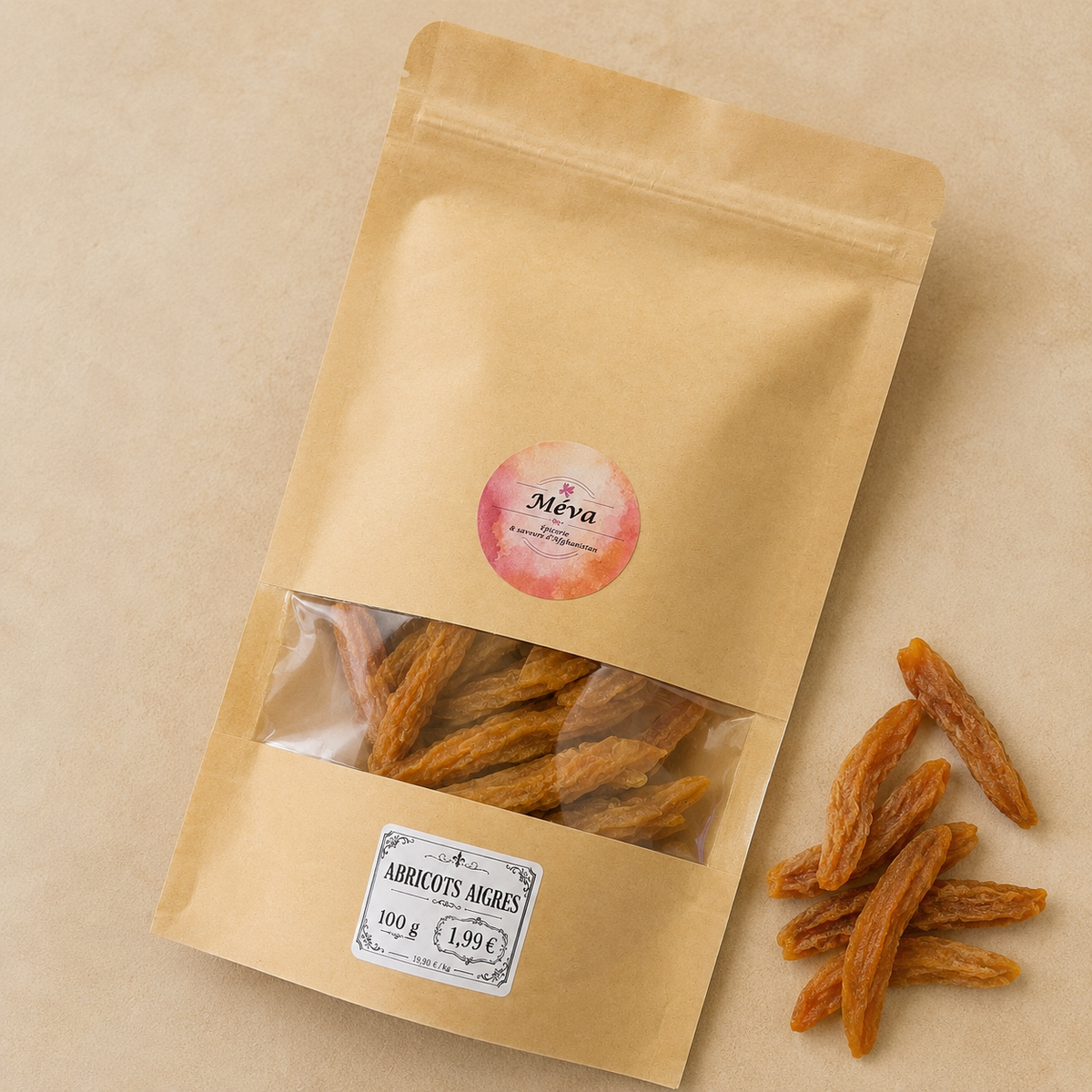 Abricots Aigres (Kishta) d’Afghanistan - 100g – Sélection Méva