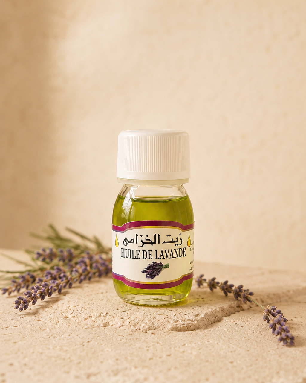 Huile de Lavande 100% Naturelle – Oum Chaimaa (30 ml)