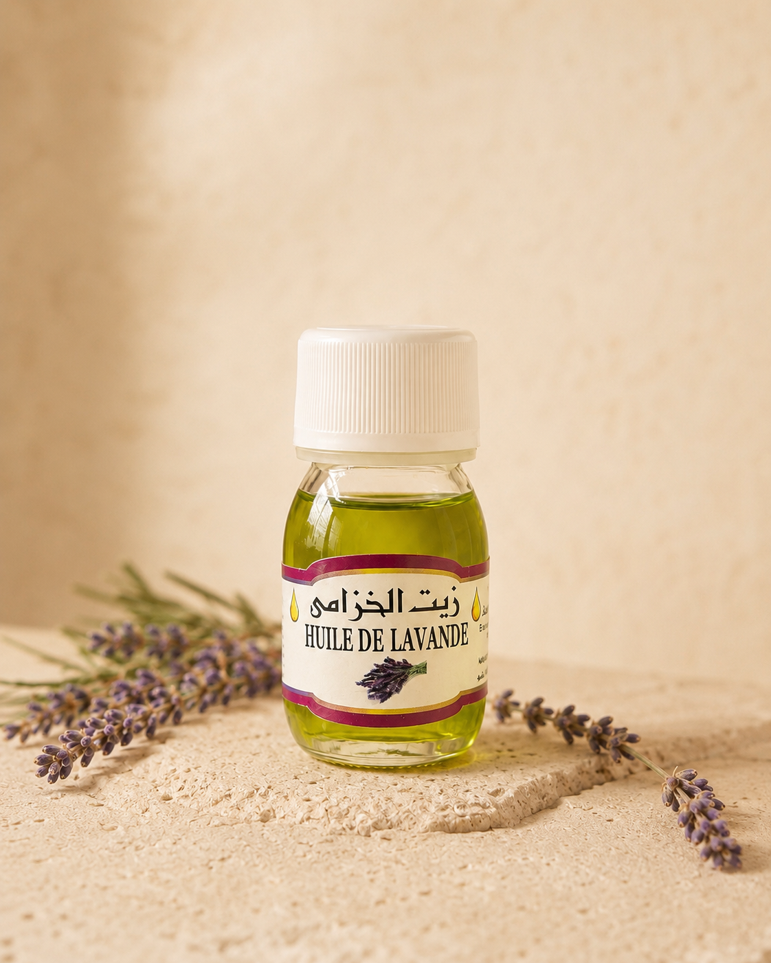 Huile de Lavande 100% Naturelle – Oum Chaimaa (30 ml)