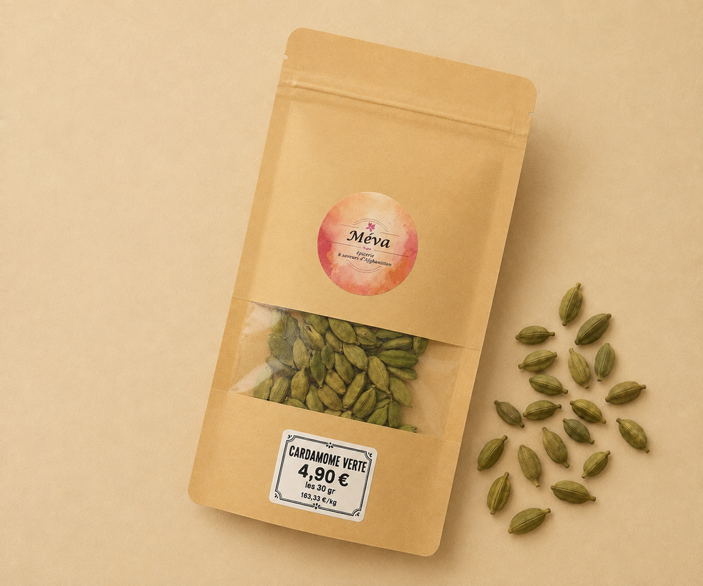 Cardamome Verte (Alleppey Green Cardamom) - 30g – Sélection Méva