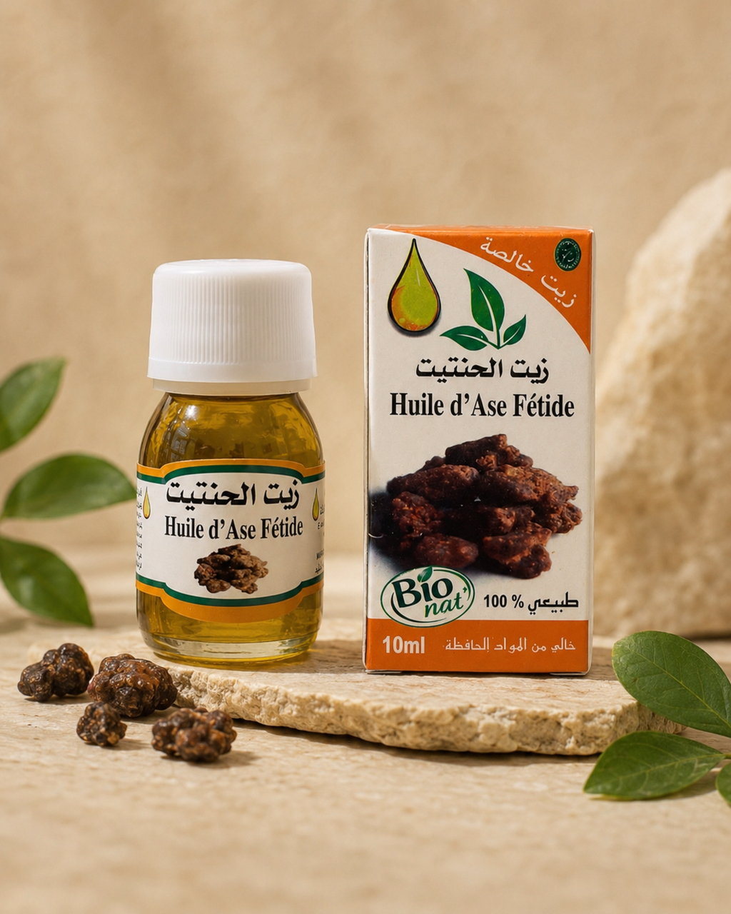 Huile d’Ase Fétide 100% Naturelle – Oum Chaimaa (10 ml)