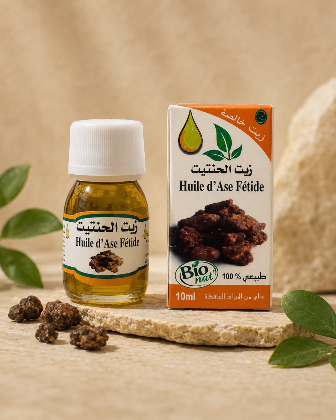 Huile d’Ase Fétide 100% Naturelle – Oum Chaimaa (10 ml)