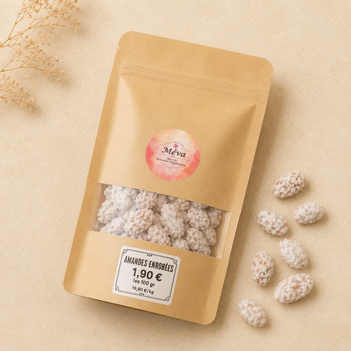 Amandes Enrobées au Sucre - 100g – Sélection Méva