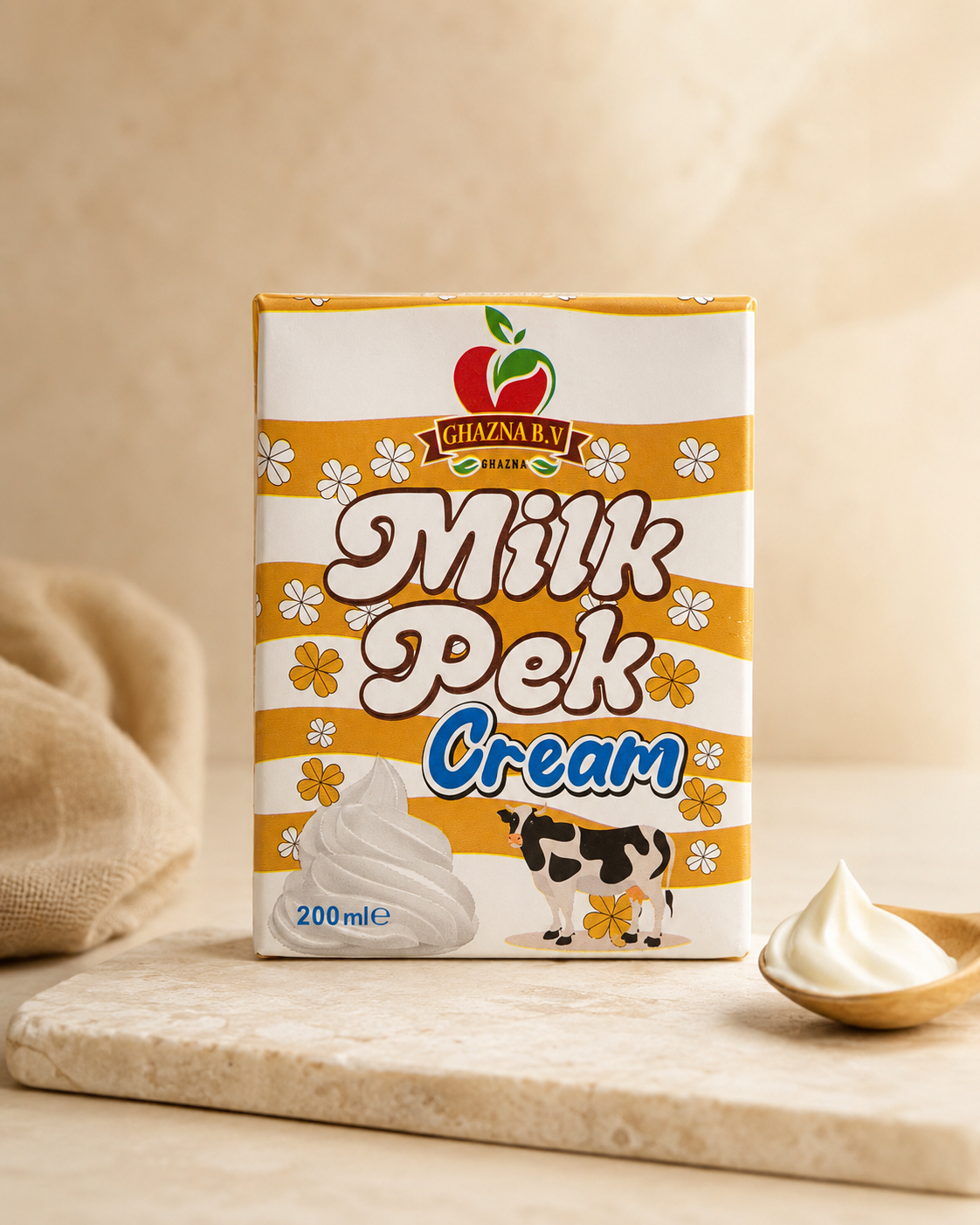 Crème UHT 21% "Milk Pek" (200ml) – Sélectionné avec soin par Méva
